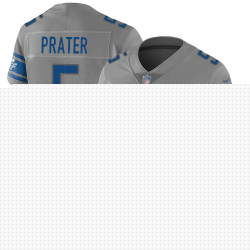 Detroit Lions Limited Gray Women Matt Prater Jersey NFL Football #5 Inverted Legend
